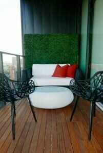terrace hardwood flooring plus grass turf